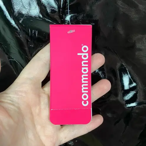 Commando Black Faux Patent Leather Leggings Sz.XL NWT