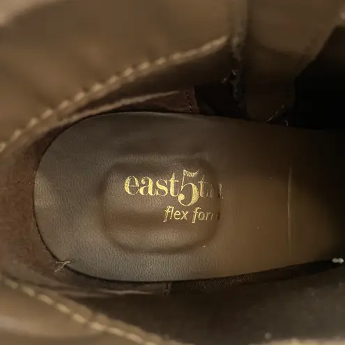 East 5th Heeled Ankle Taupe Brown Almond Toed Booties Sz 7