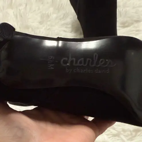 Charles by Charles David New Elegant Black Women's Ankle Boots