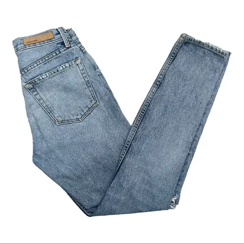 GRLFRND Karolina Ripped High Waist Ankle Skinny Jeans In Treasure Size 24