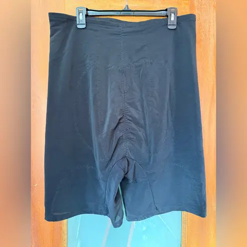 Ashley Stewart Black High Waist Shaping Long Leg Extra Firm Control Shapewear