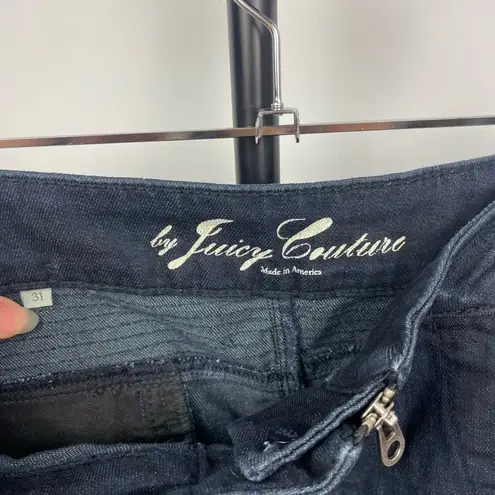 Juicy Couture  Dark Blue Denim Mini Jean Skirt