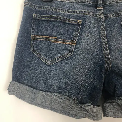 Arizona Jeans Arizona Chic Coquette Distressed Western Rodeo Cowgirl Denim Shorts Juniors 7