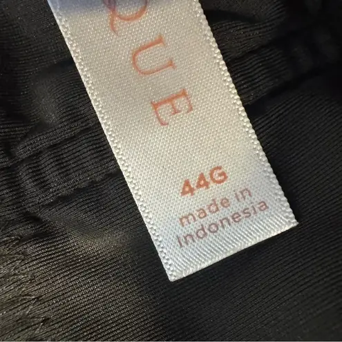 Cacique Lane Bryant Black multiway Strapless Bra 44G