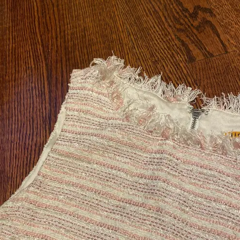 Alice + Olivia  Pink Tweed Sparkle Dress