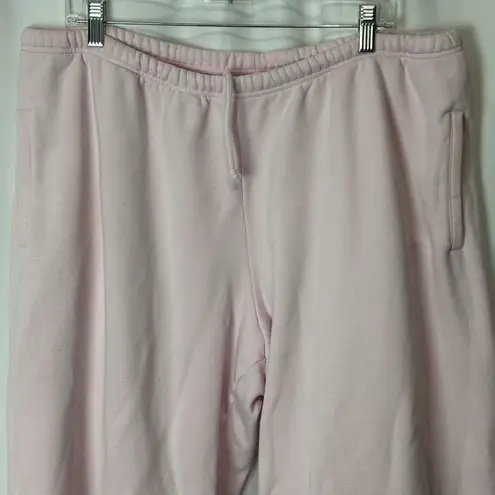 SKIMS Womens Light Pink Sweatpant Joggers 2X Comfy Cozy Lounge