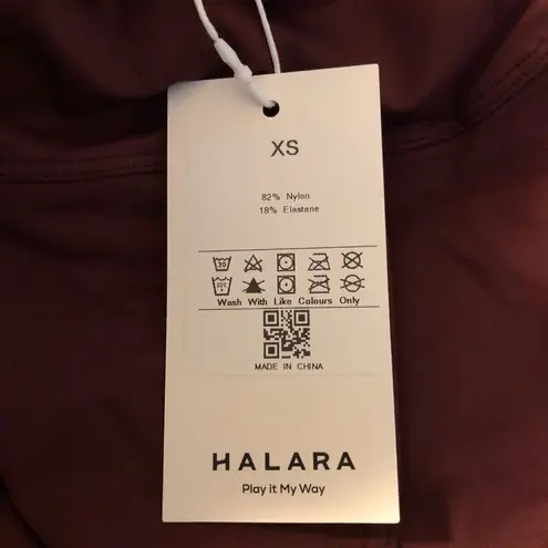 Halara Spaghetti Strap Square Neck Corset Bodycon Midi Casual Dress Purple XS