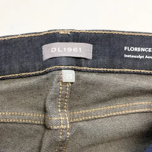 DL1961 Womens Maternity Jeans Florence Skinny Sz 25 Dark Wash Instasculpt Ankle