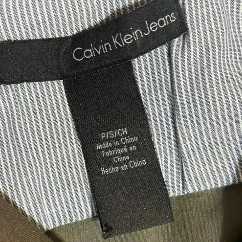 Calvin Klein Jeans Calvin Klein Jacket Womens Sz S Green Coat Rider Outdoors Ladies