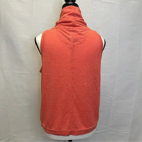 prAna  Women’s Sleeveless Hoodie in Vibrant Coral, Size XS