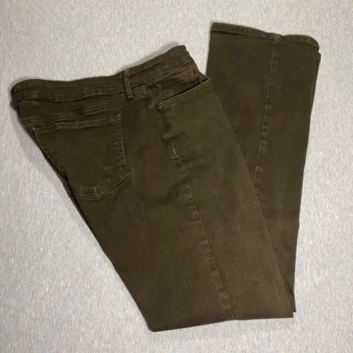 NYDJ Women's Black Barbara Bootcut Jeans Size 14 Stretchy Denim