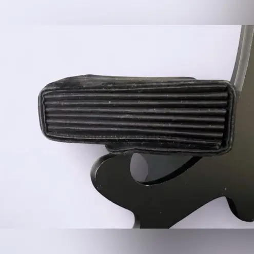 Vintage velvety clutch bad with rhinestone closure Black