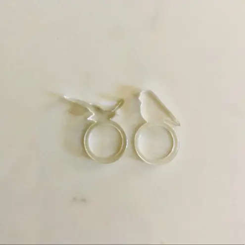 Handmade Fashion Bird in Flight Ring, Clear Custom Silhouette