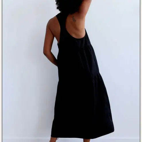 Garmentory DESIGNER JULIETTE FABBRI maxi dress black 100% cotton made in NYC m/l Size M