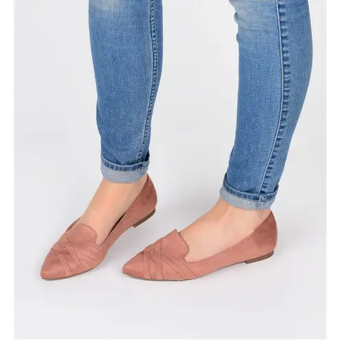 Journee Collection Women's Mindee Pointed Toe Flats- Size 10