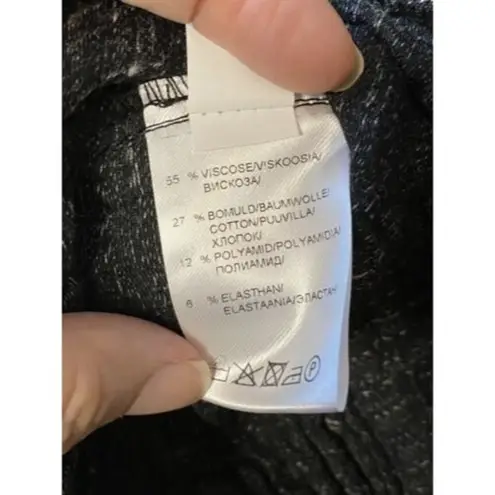 👚Q NEEL Nordic Design Button Up Long Sleeve Shirt Tunic | Gray | New | Size 12