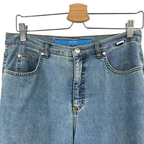 Escada Sport Linda Slim Special Jeans Blue Denim Size 38 / US 8