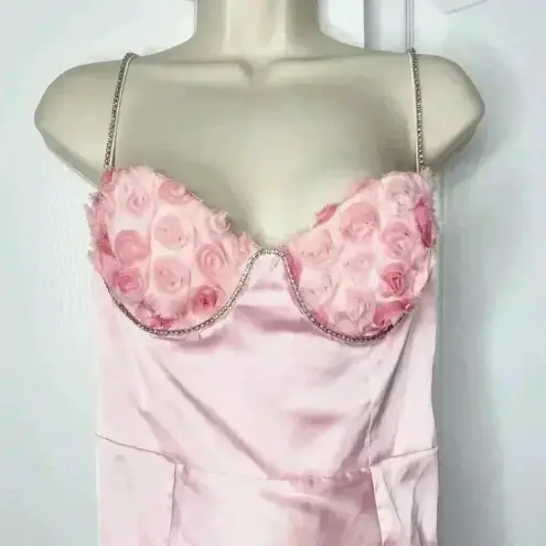 For Love & Lemons NWT  Skye Bodysuit Size Medium Pink Roses