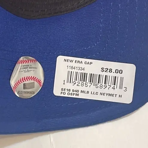 New Era Unisex New York Mets MLB hat orange blue adjustable cap NWT OSFM