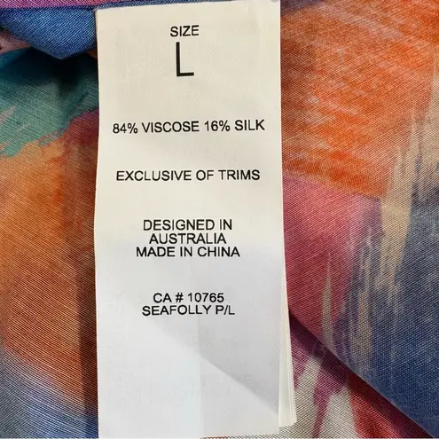 Seafolly x Anthropologie Arthouse Scarf Dress in Chilli Large