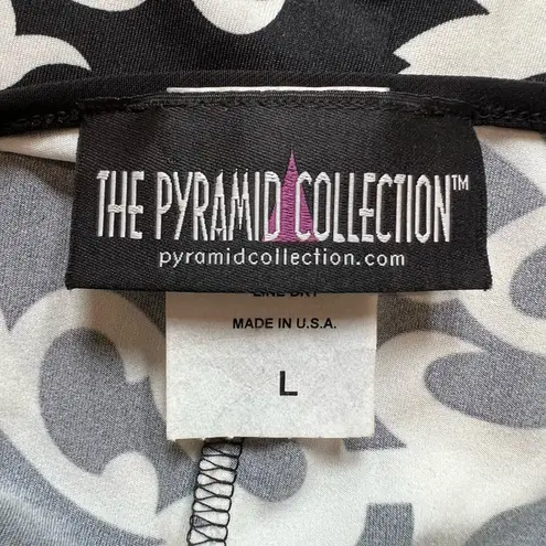 The Pyramid Collection Black & White Tunic Whimsigoth Fairy Grunge Artsy Boho Size L