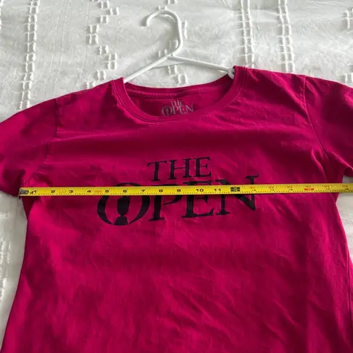 The Open Bright Pink T