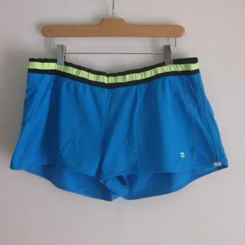 Sweaty Betty  Blue Low Rise Athletic Shorts Size XL