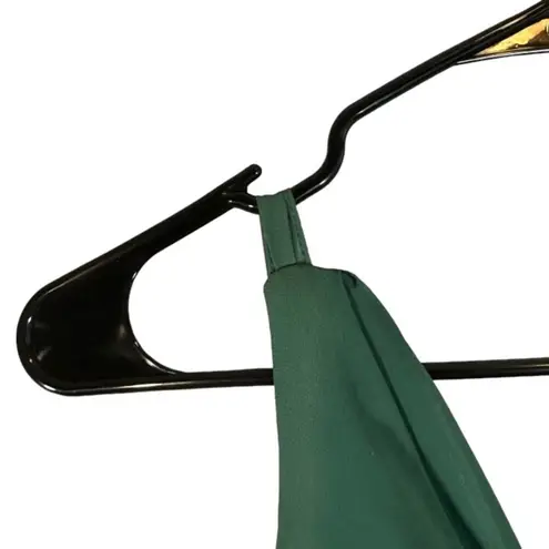 Azazie Kora Dark Green A-Line Pleated Chiffon Bridesmaid Prom Dress Sz A2