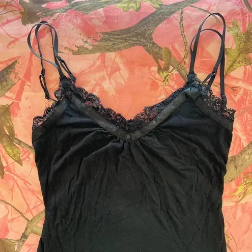 EXPRESS y2k vintage  black lace cami top