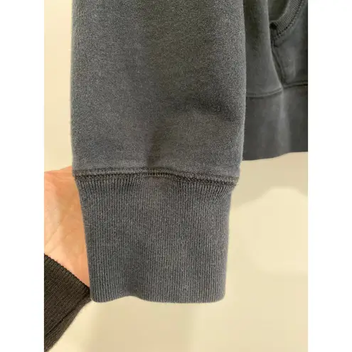 Lucky Brand  Vintage Y2K Full Zip Jacket Hoodie Sz L Bird Peace Love Embroidered