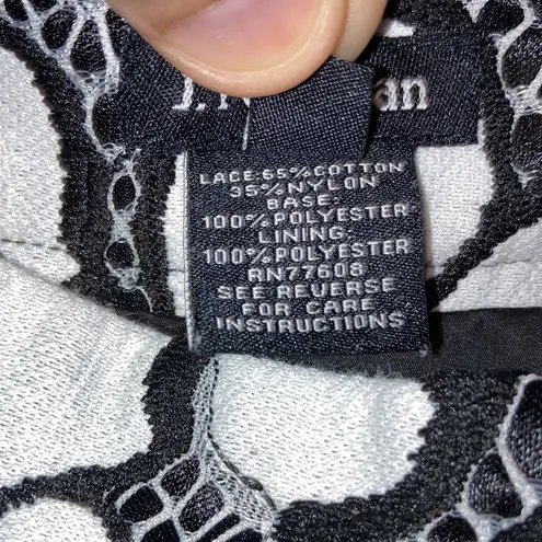 J Peterman Black & White A