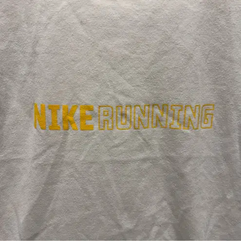 Nike  Running Shirt Vintage Grey Tag Middle Swoosh Womens Large