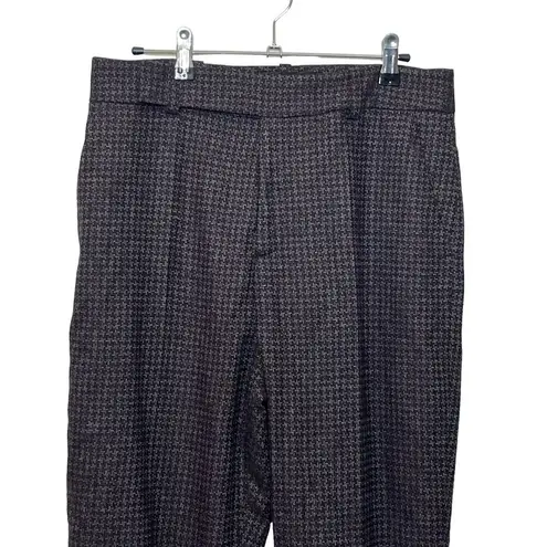 Equipment Warsaw Wool Blend Ankle Trouser Pants Women’s Size 8 Pockets