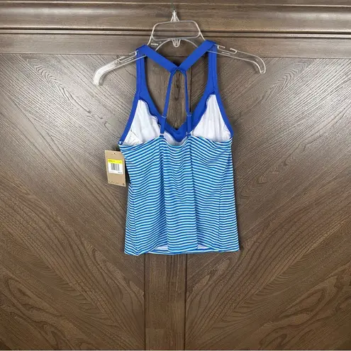 Nike  Stripe V-Neck Tankini size Small