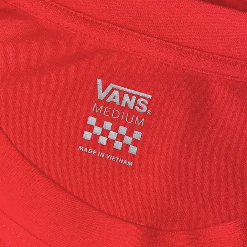 Vans ♥️ Avenue Poppy Red Crop Long Sleeve T-Shirt♥️NWOT~med