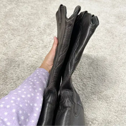 Abilene Boots Co. Women’s 9091 Leather Western Boots Cowgirl in Black 10M Size 10