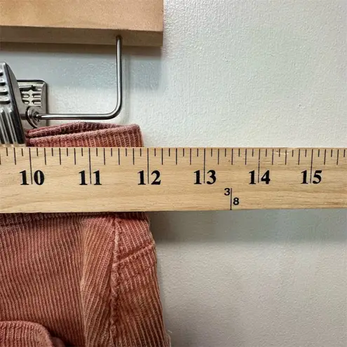 American Eagle  Women's Burnt‎ Orange Corduroy Straight Jeans Size 00 High Rise