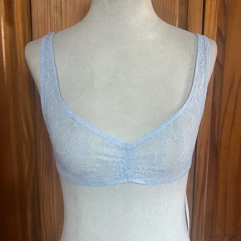 Rumored “Smitten” Bra in Powder Blue Lace Size XS