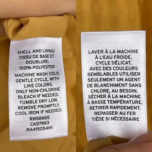 Rachel Parcell Mustard Yellow Ruffled Tiered Long Sleeve Maxi Dress Textured