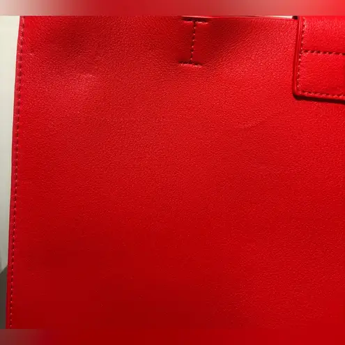 DIANA &. CO FIRENZE Red Vegan Leather Handbag