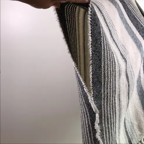 Aerie  Women’s Woven Stripe Poncho Size OS Aztec Southwestern Bohemian