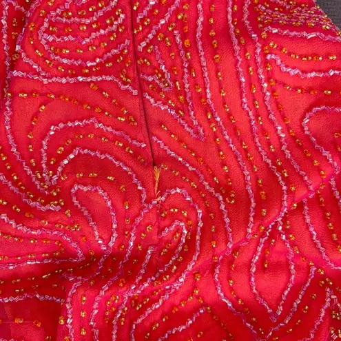 Mia Bella Beaded Gown Y2K Red