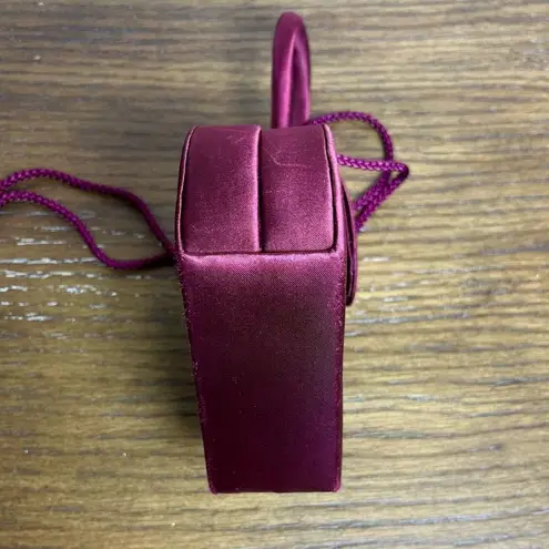 La Regale Mini Clutch Crossbody Cocktail Evening Purse Art Deco Style 5” Purple