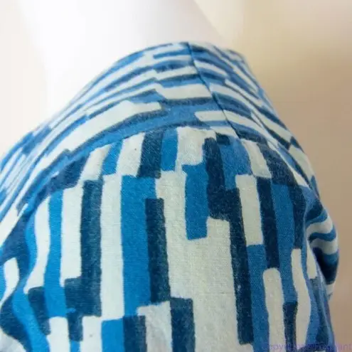 Mata Traders blue ikat 100% cotton dress, size XS Blue