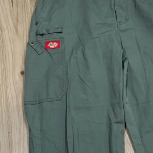 Dickies Green Straight Leg Cargo Scrubs Pants Women’s Small
