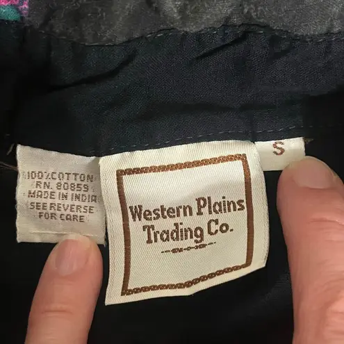 Western Plains Trading Co. Women's Vintage Western Shirt Size S Black