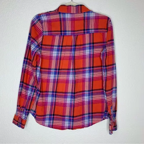 I Love H81 Los Angeles Women’s Flannel Long Sleeves Button Down Shirt