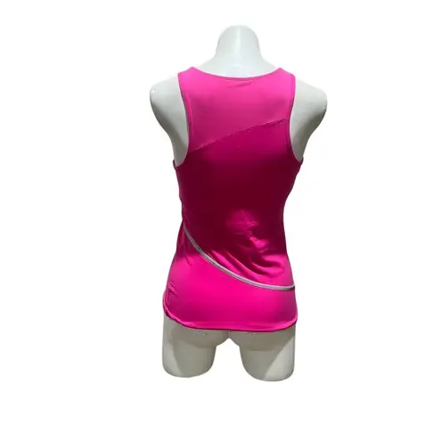 Oakley Women's Athletic Tank Top Pink/Grey S Built-in Bra Racerback