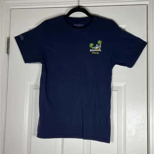 Margaritaville Jamaica, W.I. Women’s Navy Blue “Livin’ For The Weekend” Tee Sm