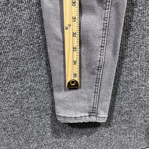 ZARA  Jeans Womens 6 Gray Denim Medium Wash Cotton Mid Rise Skinny Leg Streetwear